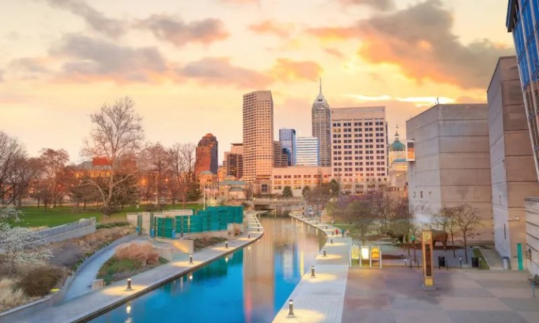 Indianapolis city view