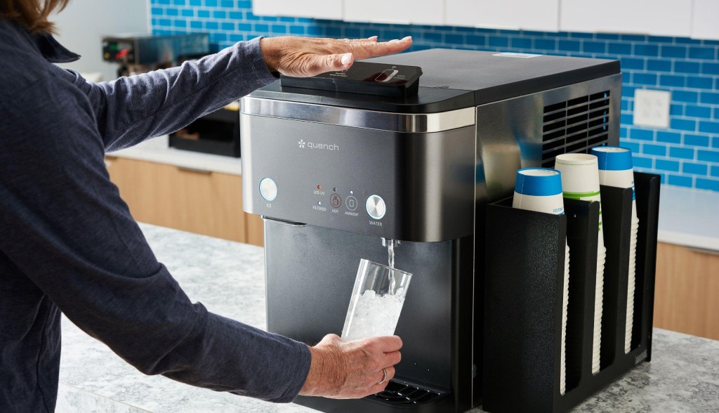 Quench touchless water cooler