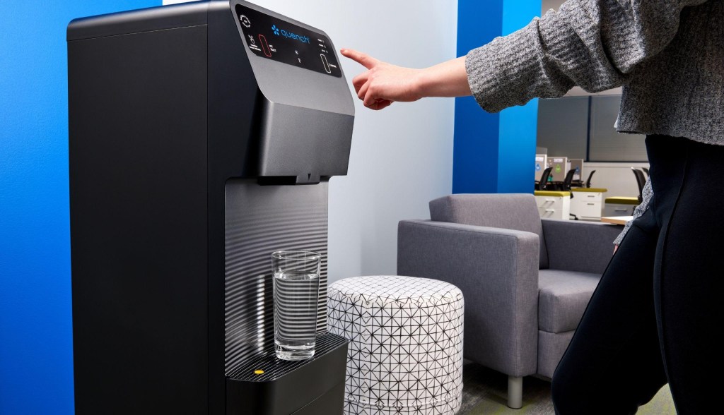 Quench touchless water cooler