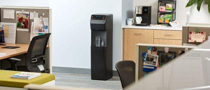 Quench water dispenser in office room