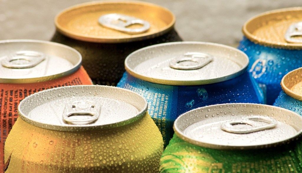 soda cans