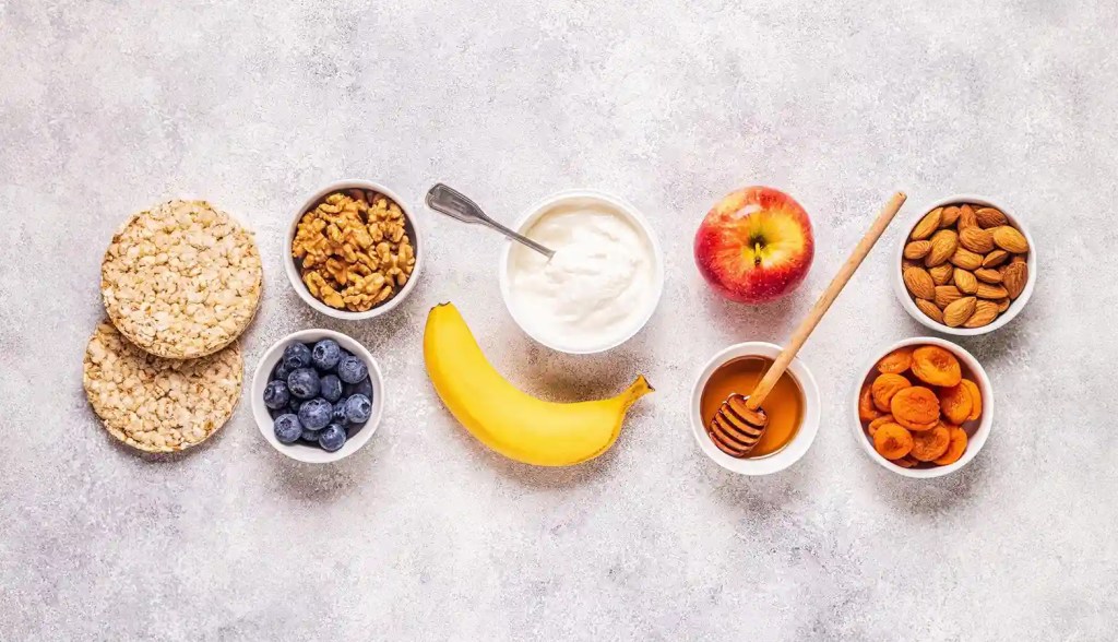 healthy snack on table
