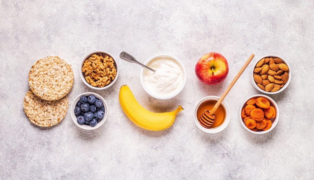 healthy snack on table