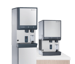 980-25 Touchless Filtered Water Dispenser & Chewable Ice Machine Freestanding and Countertop