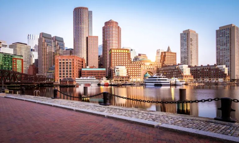 Boston city skyline