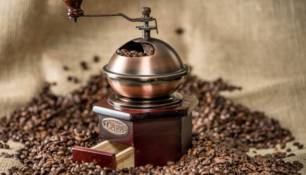 Historic coffee grinder