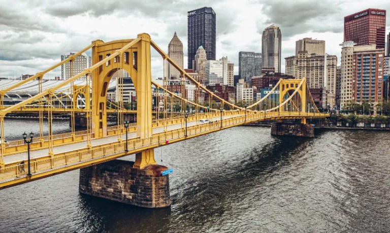 Rachel Carson Bridge in Pittsburgh, Pennsylvania