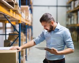 man working in warehouse